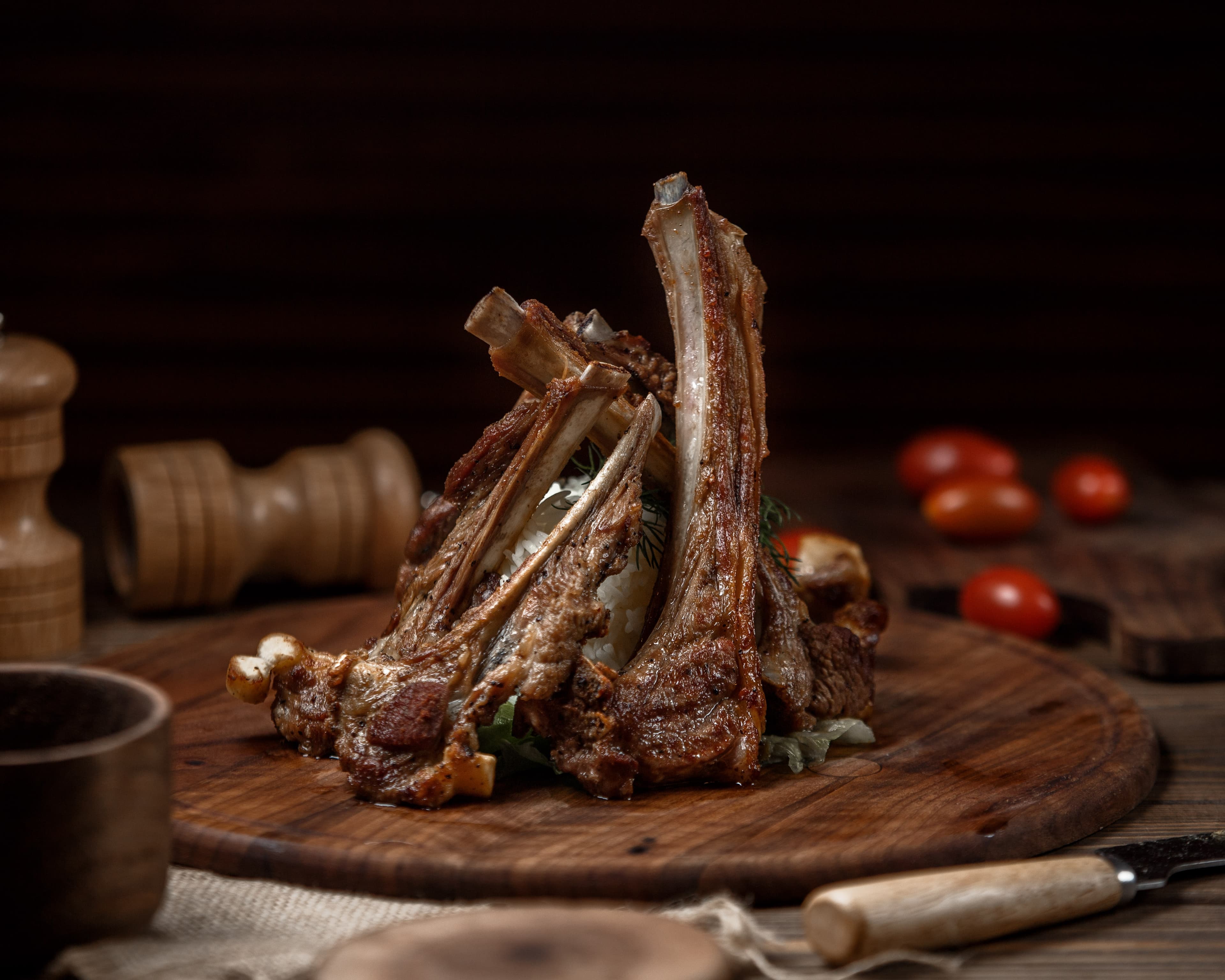 Grill close-up